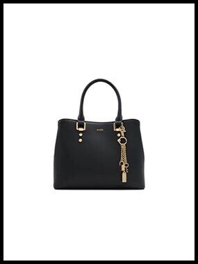 Spacious Synthetic Tote Bag with Shoulder Strap Medium Everyday Handbag